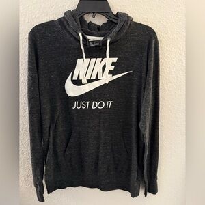 Cute Nike Women's Charcoal Gray Hoodie